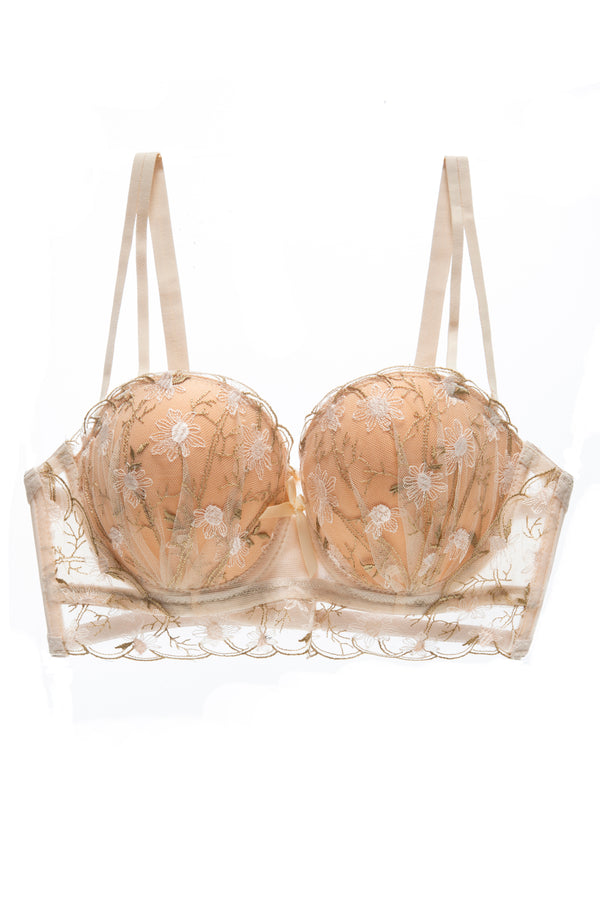 Ginie Underwired Strapless Push Up Bra