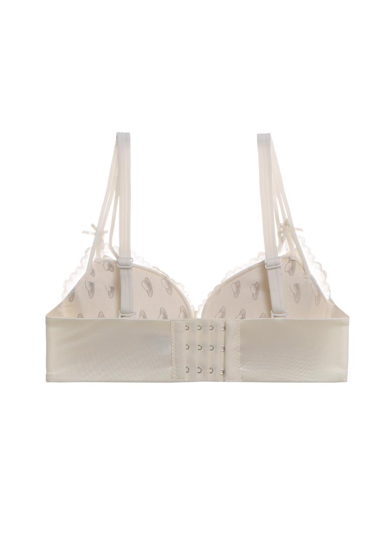 Lucille Satin Non Wired Push Up Bra