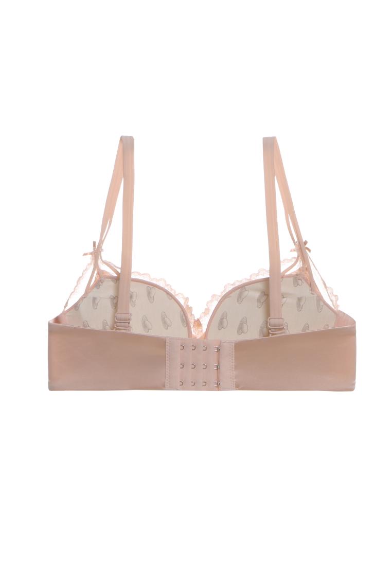 Lucille Satin Non Wired Push Up Bra