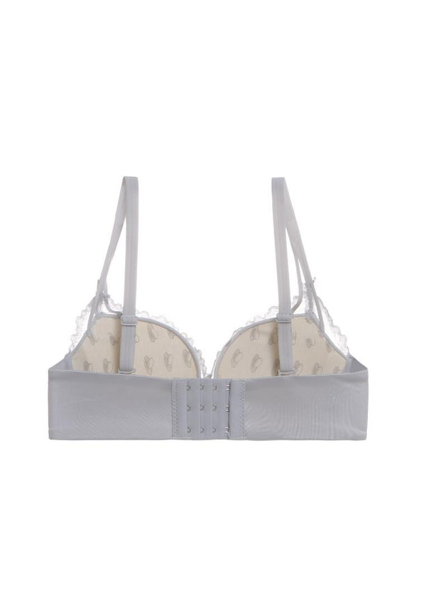 Lucille Satin Non Wired Push Up Bra