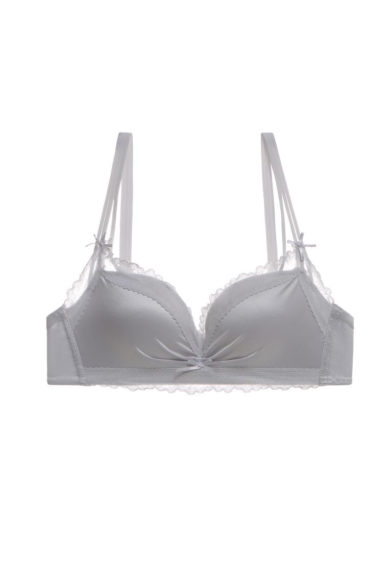 Lucille Satin Non Wired Push Up Bra