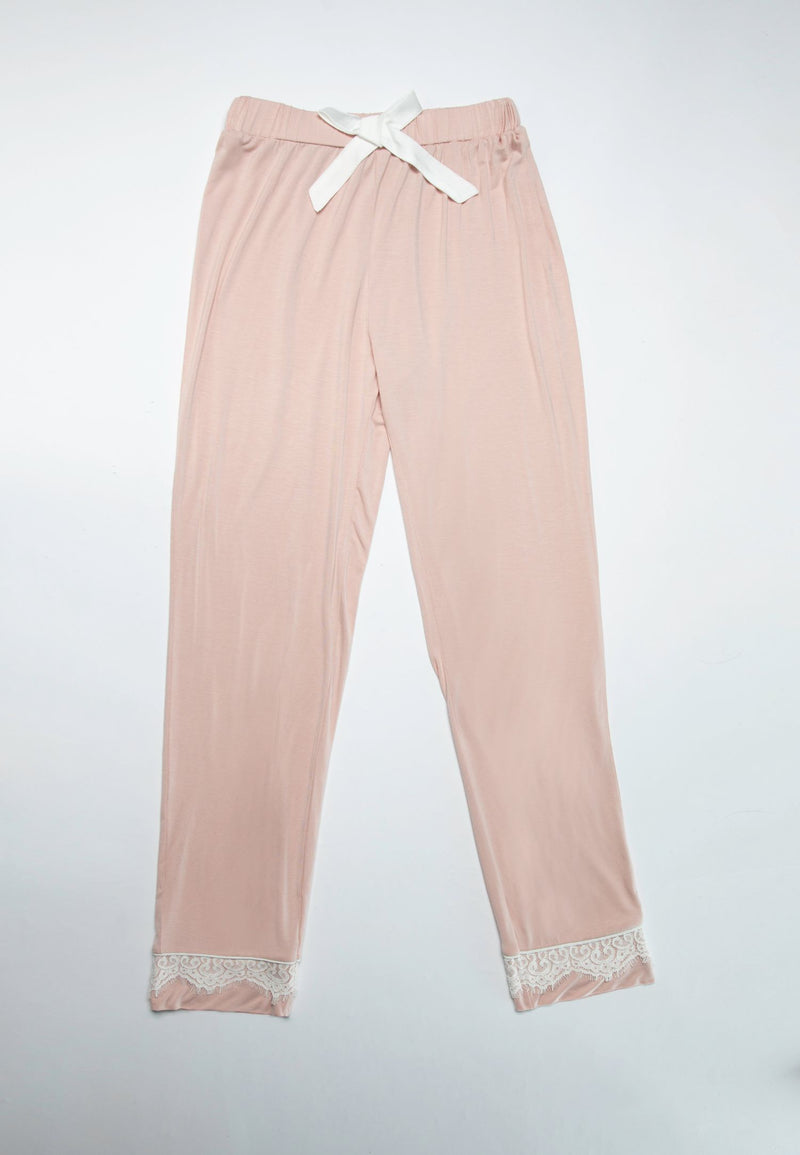 comfy modal pyjamas pants with lace