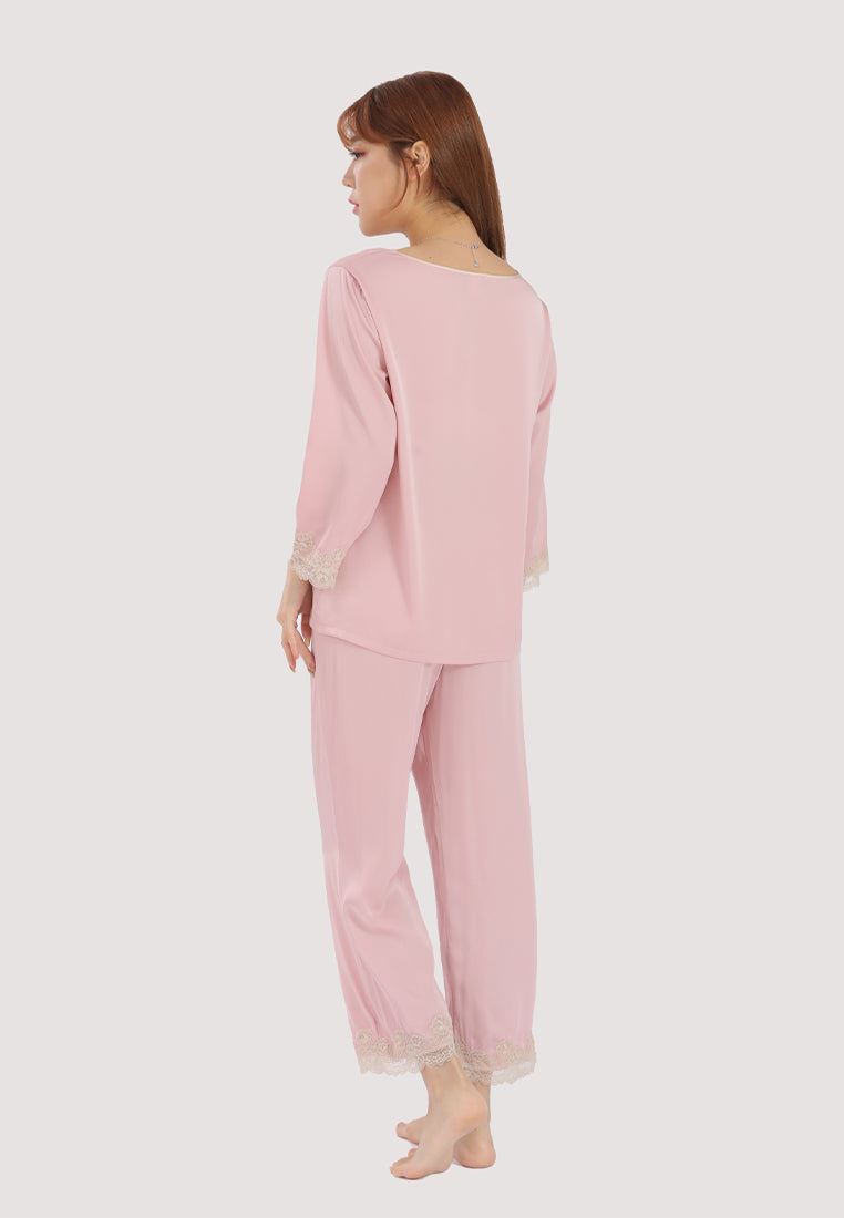 Caline Satin Pajama Set