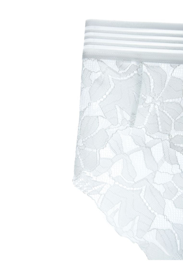 Francis Sheer Soft Cotton Lace Brief