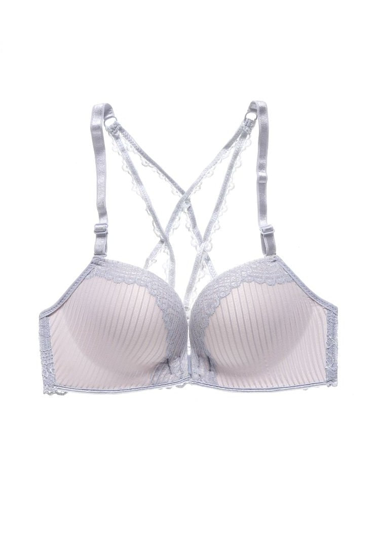 Cassidy Front Buckle Non-wired Moulded Cup Bra