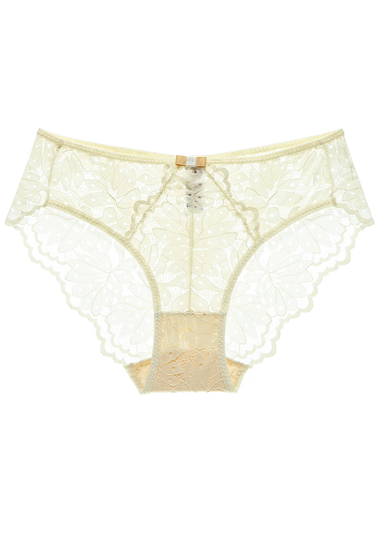 Deanna Sheer Soft Cotton Lace Brief